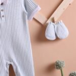 Poshaak Baby Overall Romper Set - Morning Mist - Image 4
