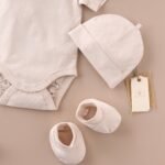 Baby Forest Poshaak Baby Bodysuit Set – Bleach Sand Organic Cotton - Image 3