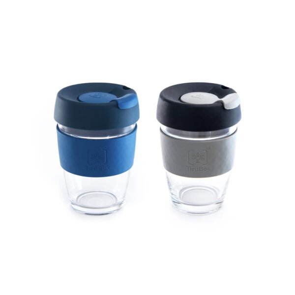 TintCup Borosilicate Glass Coffee Cup Couple Combo