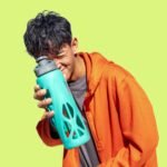 Borosilicate glass water bottle with cover (Silicone Sleeve) 750ml for Fridge, Office, Gym & Home - Image 6