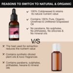 Soulflower Grapeseed Oil | Cold Pressed Grapeseed Oil for Skin & Hair - Image 5