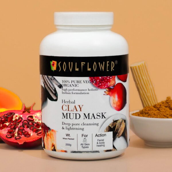 Herbal Clay Face Mask for Oily Skin