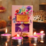 Soulflower T Light Candle - Lavender BYOB