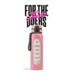 1 Litre , Motivational Glass Sipper Bottle Duo - Image 10