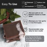 Soulflower Neem Henna Shampoo Bar – Natural Vegan Anti-Dandruff Hair Cleansing Bar - Image 3