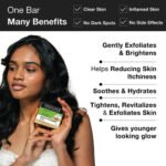 Multani Mitti Soap with Papaya Cucumber - Image 2