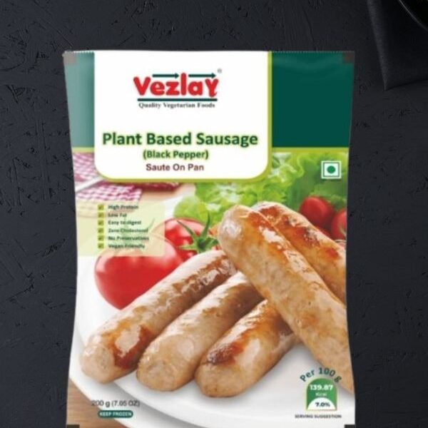 Vezlay Plant Based Sausages – Black Pepper