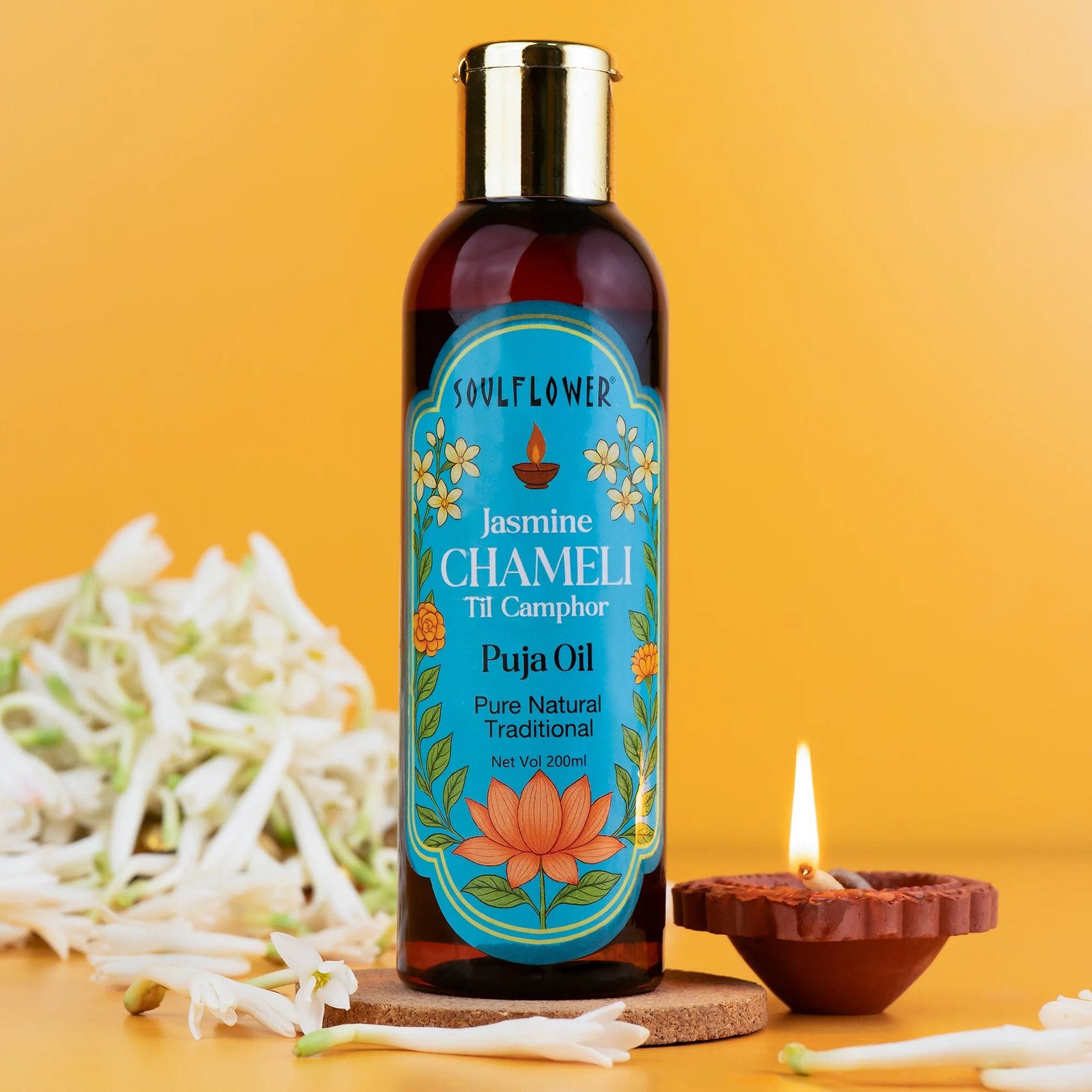 Puja-Oi-Chameli-1.jpg Everyday Pure Chameli Til Puja Oil - Image 1