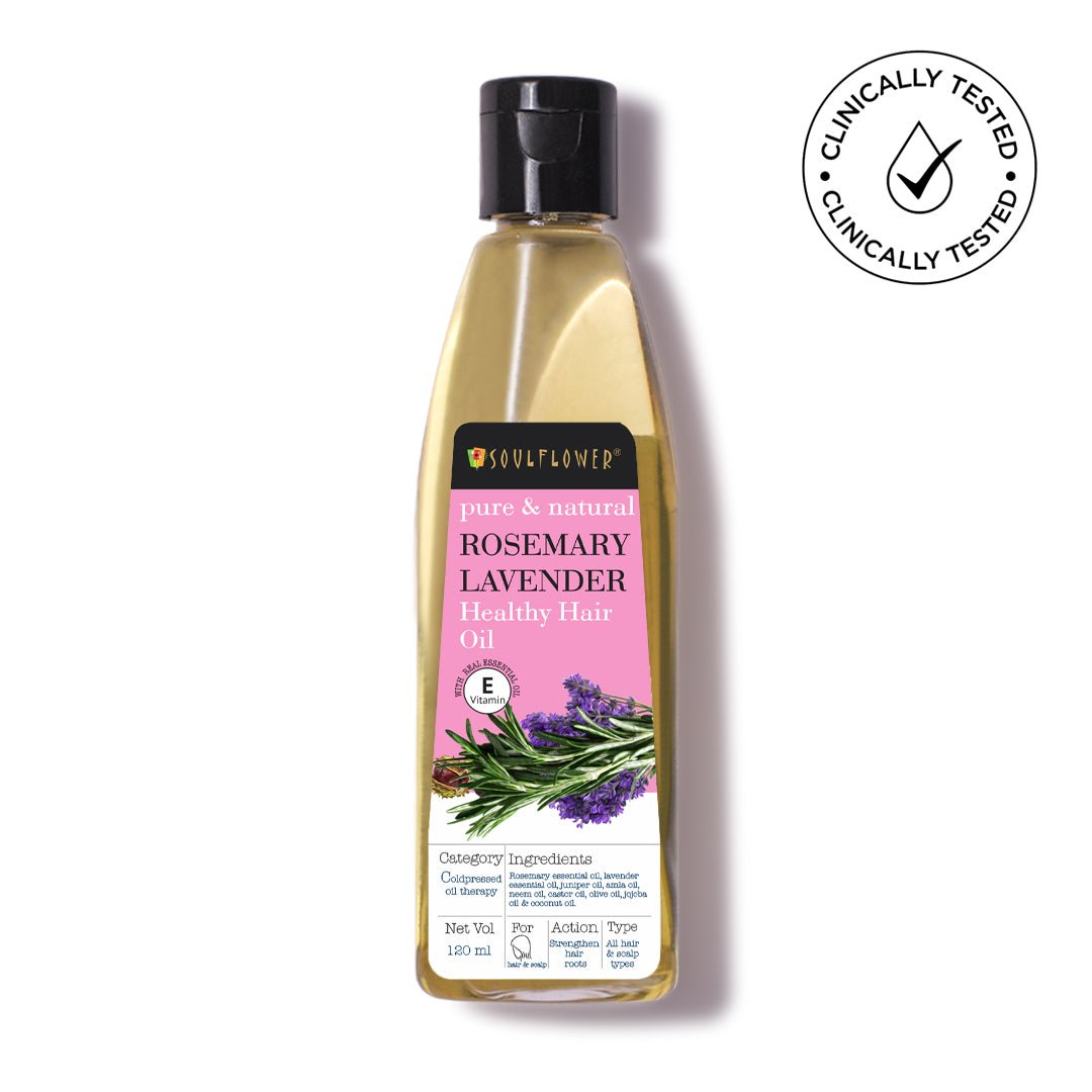 RosemaryLavenderHealthyHairOil_120ml.jpg Rosemary Lavender Healthy Hair Oil, 120ml - Image 1