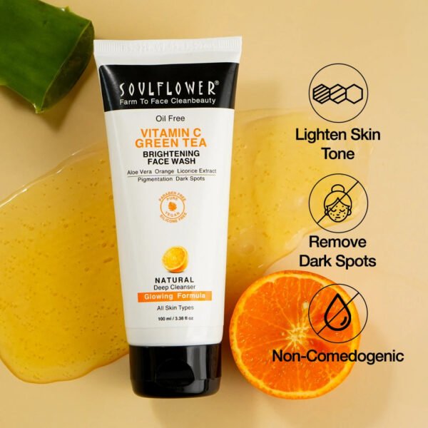 Vitamin C Green Tea Brightening Face Wash 100ml