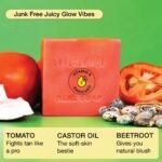 Soulflower Anti Tan Juicy Red Tomato Soap - Image 3