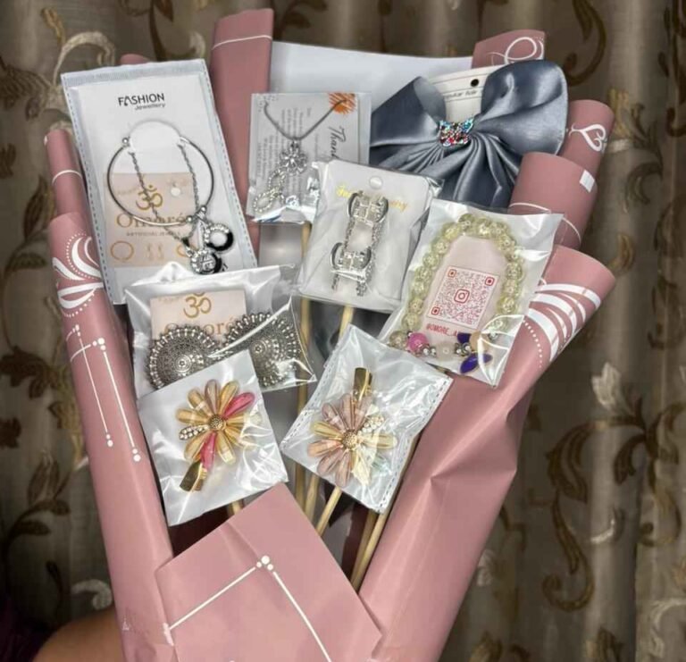 Silver Jewellery Bouquet