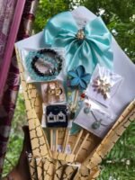 Gifting Special Vegan Blue Jewellery Bouquet – Cruelty-Free Romantic Gift - Image 4