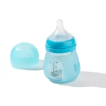 Glass Baby Feeding Bottle 125ml with Temperature Sensor – Safe & BPA-Free - Image 2