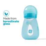 Glass Baby Feeding Bottle 250ml with Temperature Sensor & Color-Changing Silicone Sleeve - Image 7