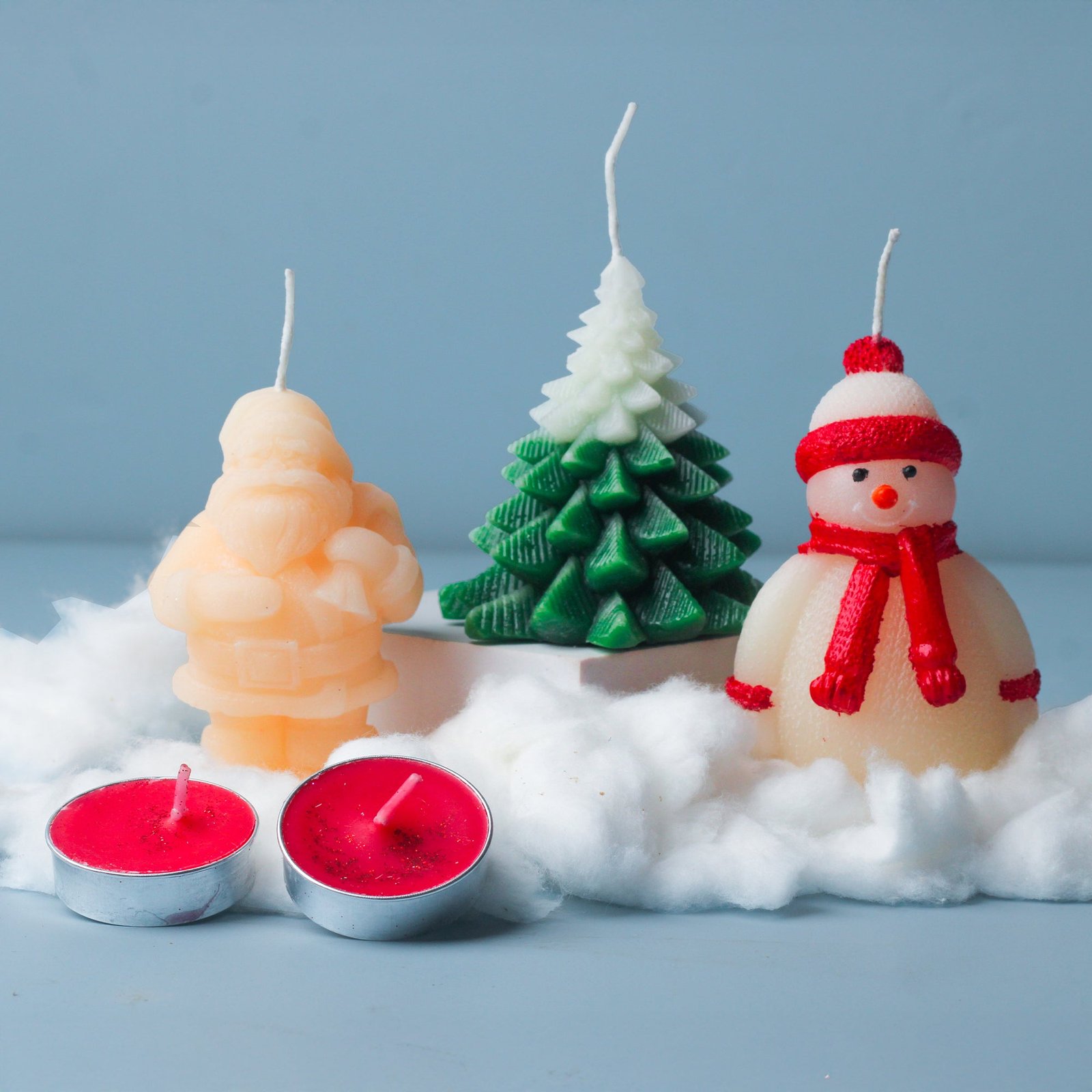 productimage_3fcad27b-9f23-466e-82bc-e808c7e5ab6c.jpg Winter Candles Set of 5 - Image 1