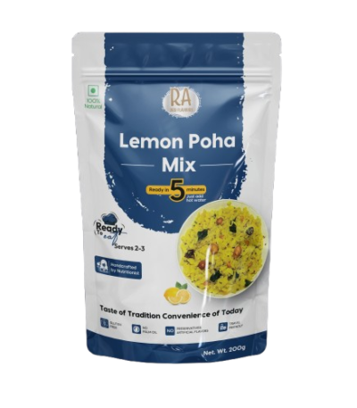 Instant lemon poha
