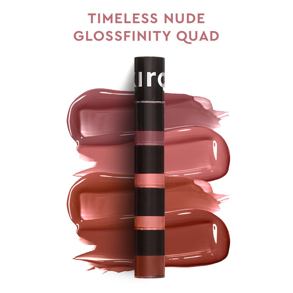 Timeless_Nude_Glossfnity_quad_1.jpg Four Play Glossfinity Liquid Lipstick - Image 1