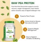 Pure Nutrition Pea Protein Isolate Powder 1Kg | 100% Pure Plant-Based Protein for Men & Women | 25.5g Protein & 4g BCAA | Ideal for Muscle Growth, Recovery & Vegan Diet - Image 5