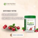 Vegan Protein Cranberry Crush Powder – Plant-Based Protein (500g) - Image 3