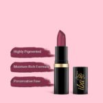 Iba Pure Lips Moisture Rich Lipstick-A10 Plum Pure, 4 g - Image 3