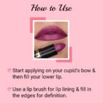 Iba Pure Lips Moisture Rich Lipstick-A10 Plum Pure, 4 g - Image 7