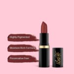 Iba Pure Lips Moisture Rich Lipstick-A50 Dusky Rose, 4 g - Image 4