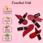 Iba Pure Lips Moisture Rich Lipstick- A66 Red Glam, 4 g - Image 6