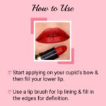 Iba Pure Lips Moisture Rich Lipstick- A66 Red Glam, 4 g - Image 7