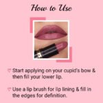 Iba Pure Lips Moisture Rich Lipstick-A95 Mauve Touch, 4 g - Image 7