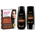 Iba Black Seed Therapy Shampoo + Conditioner + Hair Color- Dark Brown Combo