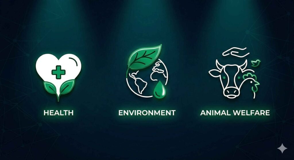 Health, environmental, and ethical benefits of vegan fish