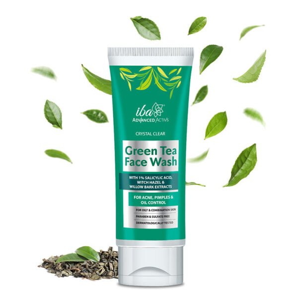 Iba Advanced Activs Crystal Clear Green Tea Face Wash, 100 ml