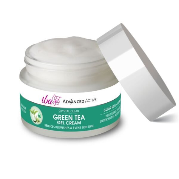 Iba Advanced Activs Crystal Clear Green Tea Gel Cream, 50 g