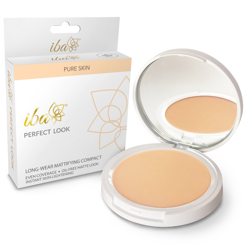 MediumShell.png Iba Perfect Look Long Wear Mattifying Compact-Medium Shell, 9 g - Image 1