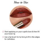 Iba Pure Lips Long Stay Matte Lipstick-M02 Mocha Shot, 4 g - Image 7