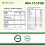 Pure Nutrition Pea Protein Isolate Powder 1Kg | 100% Pure Plant-Based Protein for Men & Women | 25.5g Protein & 4g BCAA | Ideal for Muscle Growth, Recovery & Vegan Diet - Image 9