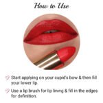 Iba Pure Lips Long Stay Matte Lipstick-M07- Red Velvet, 4 g - Image 7