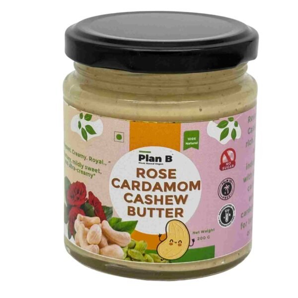 rose cardamom cashew butter india