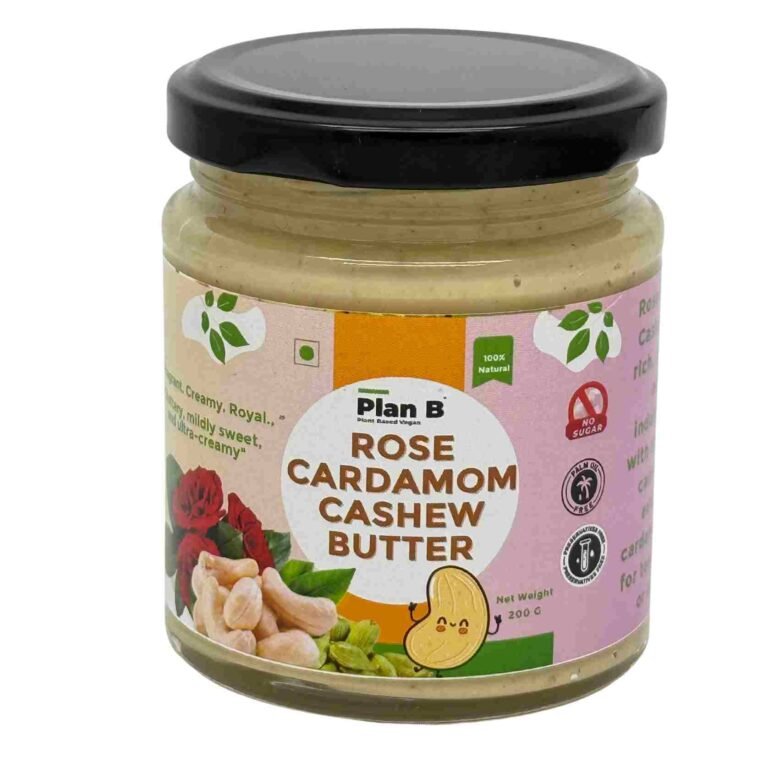 rose cardamom cashew butter india
