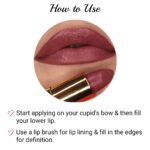 Iba Pure Lips Long Stay Matte Lipstick-M16 Rose Tan, 4 g - Image 6