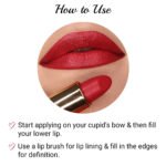Iba Pure Lips Long Stay Matte Lipstick-M11 Ruby Blossom, 4 g - Image 7
