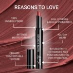 Iba Matte Forever Non Transfer Lipstick- 09 Sweetheart, 2 g - Image 4
