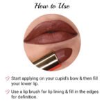Iba Pure Lips Long Stay Matte Lipstick-M03 Toffee Brown, 4 g - Image 7