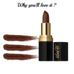 Iba Pure Lips Long Stay Matte Lipstick-M03 Toffee Brown, 4 g - Image 4