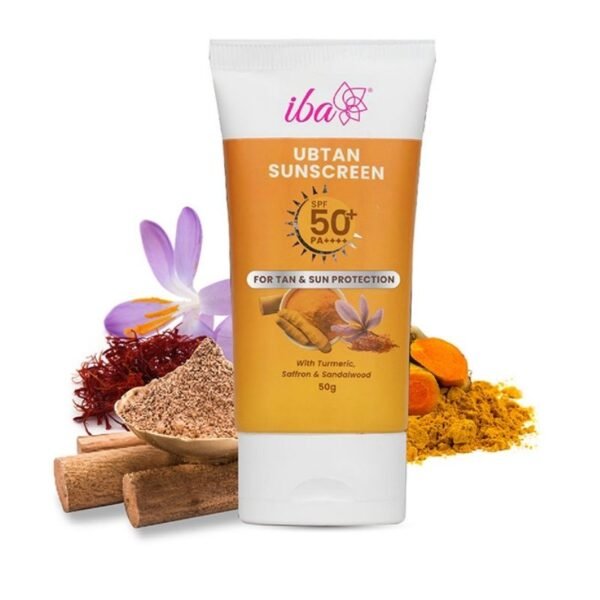 Iba Ubtan Sunscreen SPF 50 PA++++, 50 g