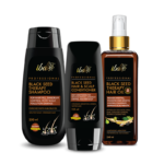 Iba Black Seed Therapy Shampoo, Conditioner & Hair Oil Combo