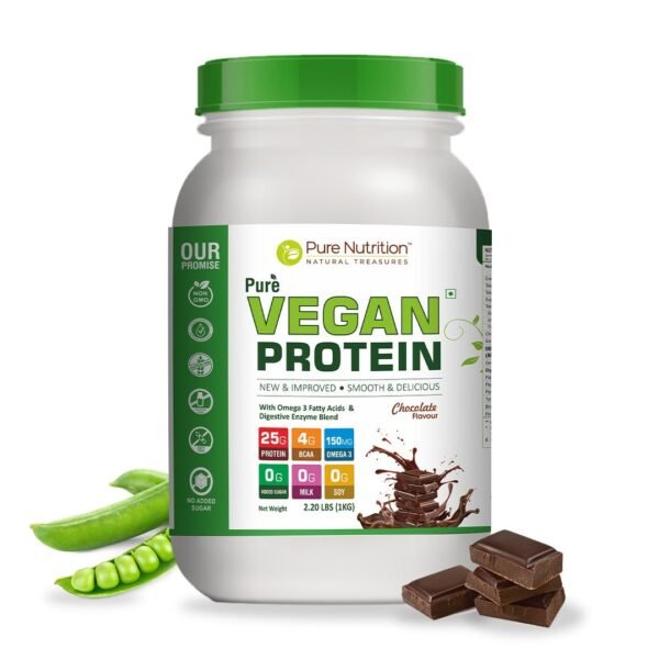 Plant Based Protein Powder – Vegan Chocolate Protein for Muscle Growth