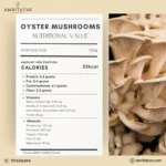 Amritatva Dried Oyster Mushrooms 50g – Natural Superfood Ingredient - Image 2