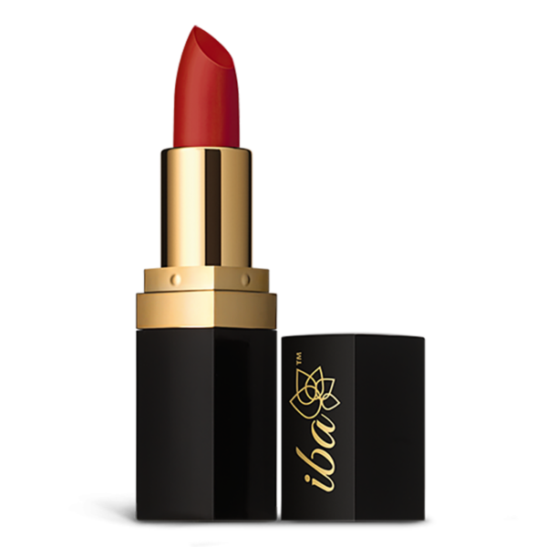 Iba Pure Lips Long Stay Matte Lipstick-M10 Red Brick, 4 g